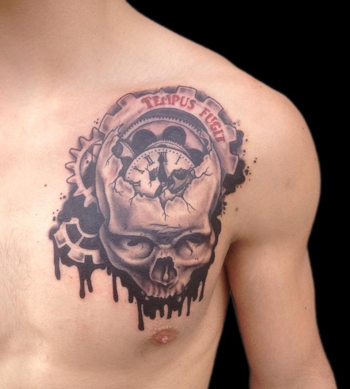 Tempus Fugit by Ricky Borchert TattooNOW